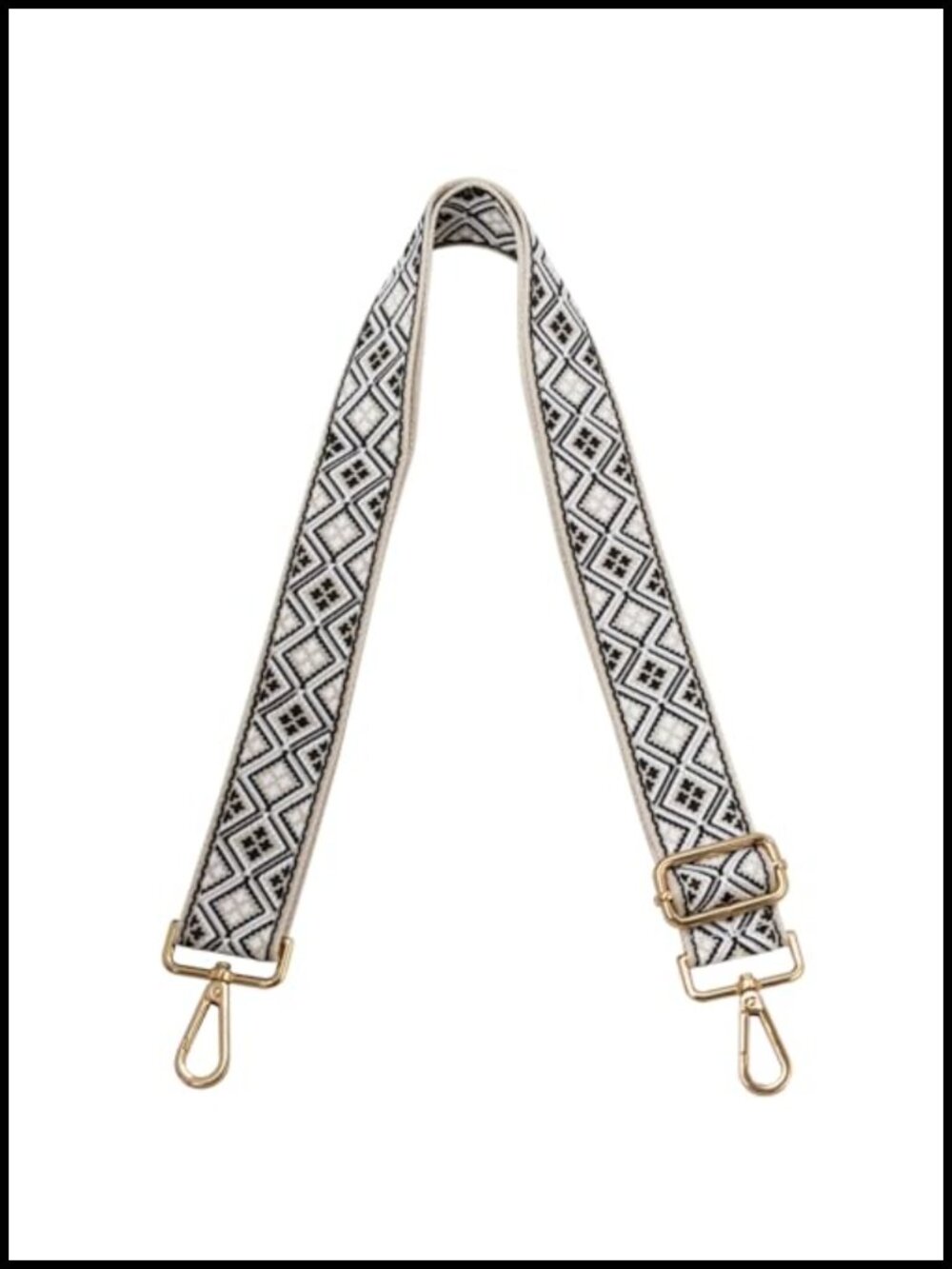 Wide Adjustable Jacquard Woven Purse Strap Crossbody Bag Handbag Replacement